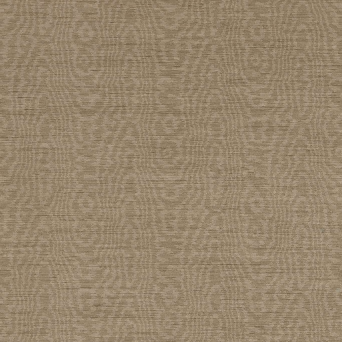 Muted moss wallpaper with softly looping vertical lines and subtle tonal texture