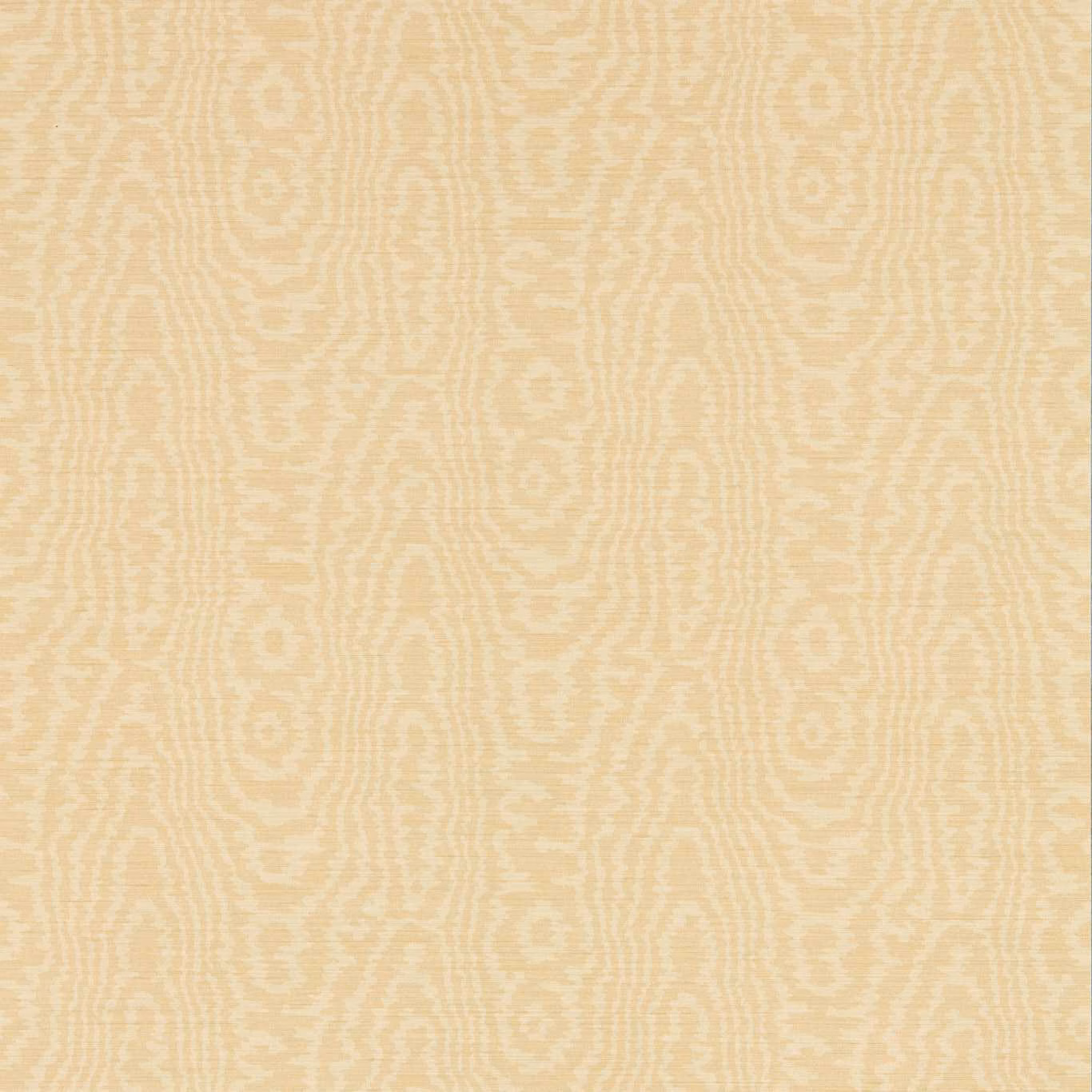 Pale peach-nectar wallpaper with cream organic waves in a vertical tonal repeat