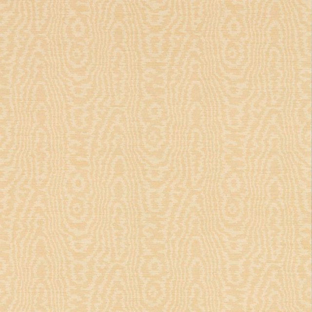 Pale peach-nectar wallpaper with cream organic waves in a vertical tonal repeat