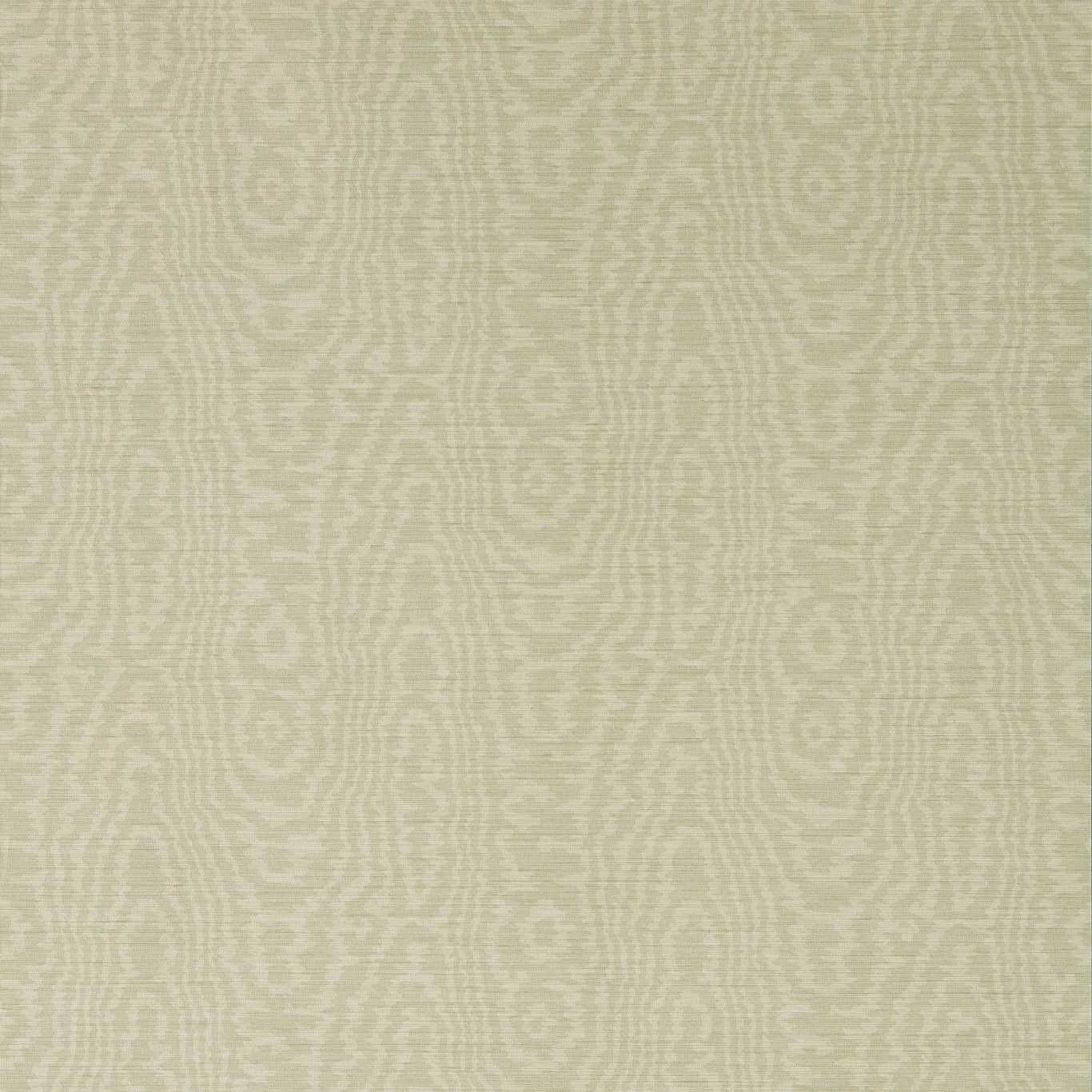 Pale Neptune-green wallpaper with a subtle, wavy tonal vertical motif