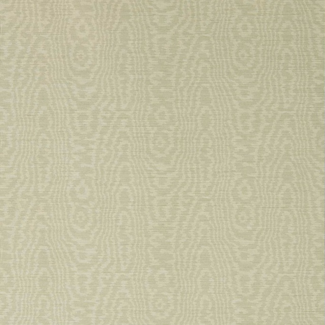 Pale Neptune-green wallpaper with a subtle, wavy tonal vertical motif
