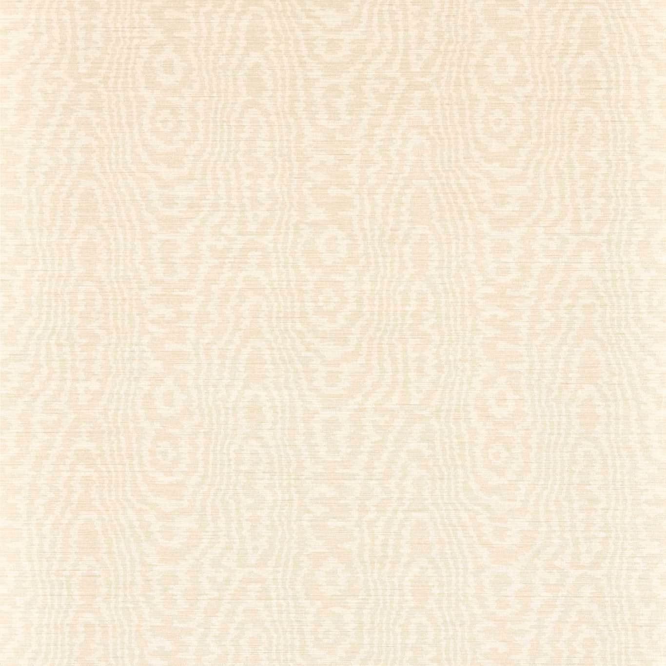 Pale oatmeal wallpaper with fine cream-toned vertical meandering lines and soft tonal texture