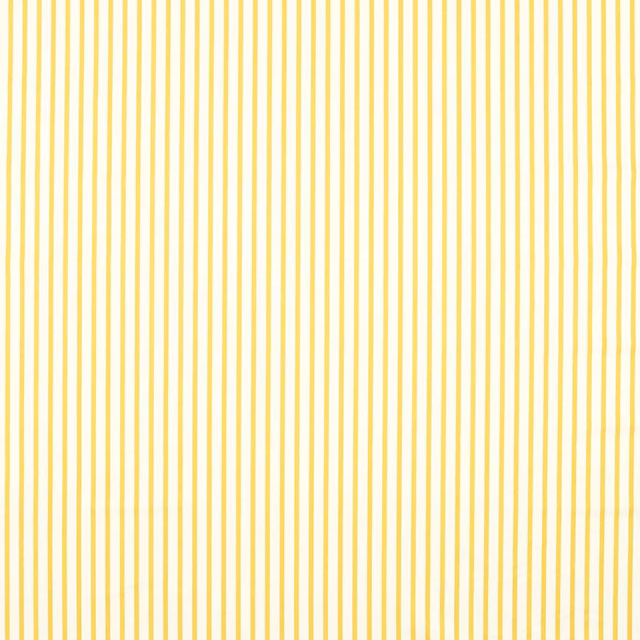 Citrine yellow and ivory narrow vertical stripes with a lightly textured woven surface