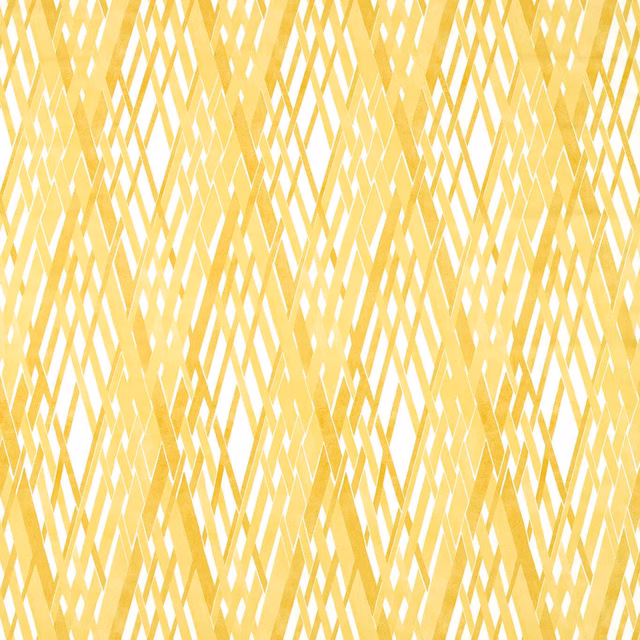 Warm honey-gold woven lattice with fine cream diamond openings