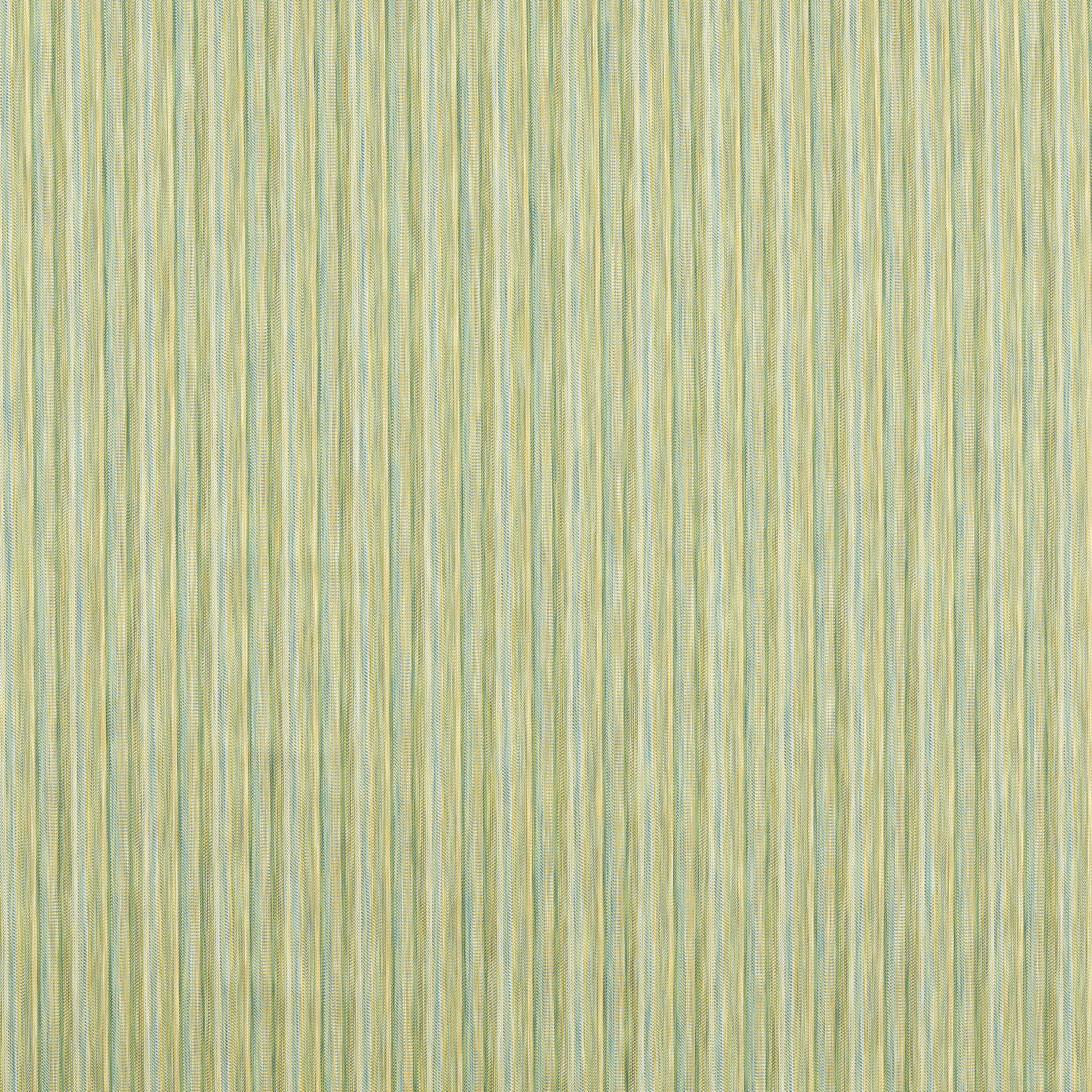 Muted sage and honey fabric with fine irregular vertical green-blue striping