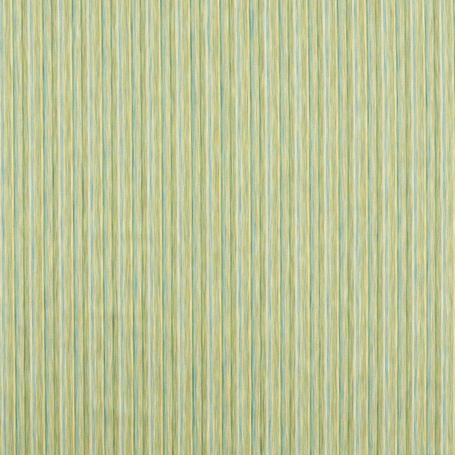 Muted sage and honey fabric with fine irregular vertical green-blue striping