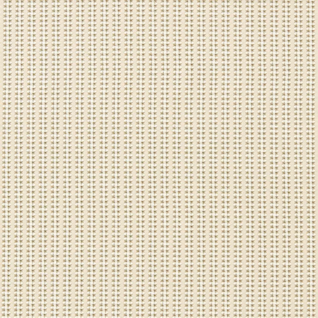 Pale pearl woven ground with narrow vertical stripes and tiny flecked checks