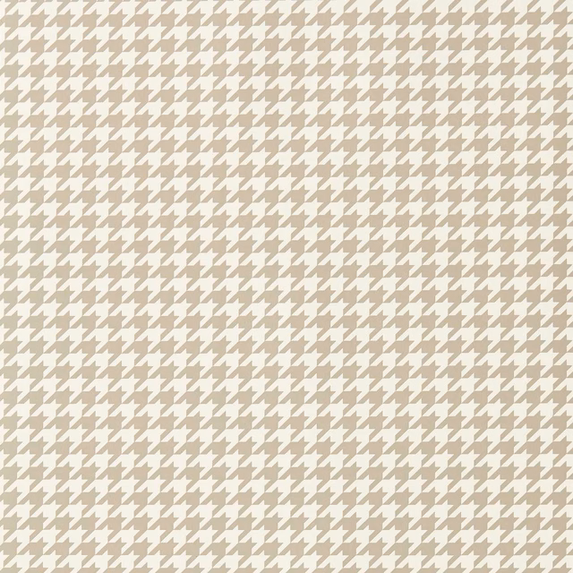 Small taupe and cream houndstooth wallpaper with a softly blurred, even appearance