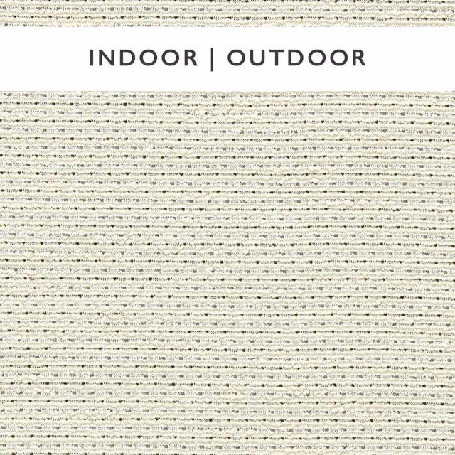 Close-up of ivory outdoor weave with fine horizontal mineral-grey flecks