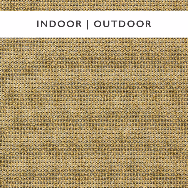 Warm nectar and ivory outdoor weave with dense flecked geometric texture