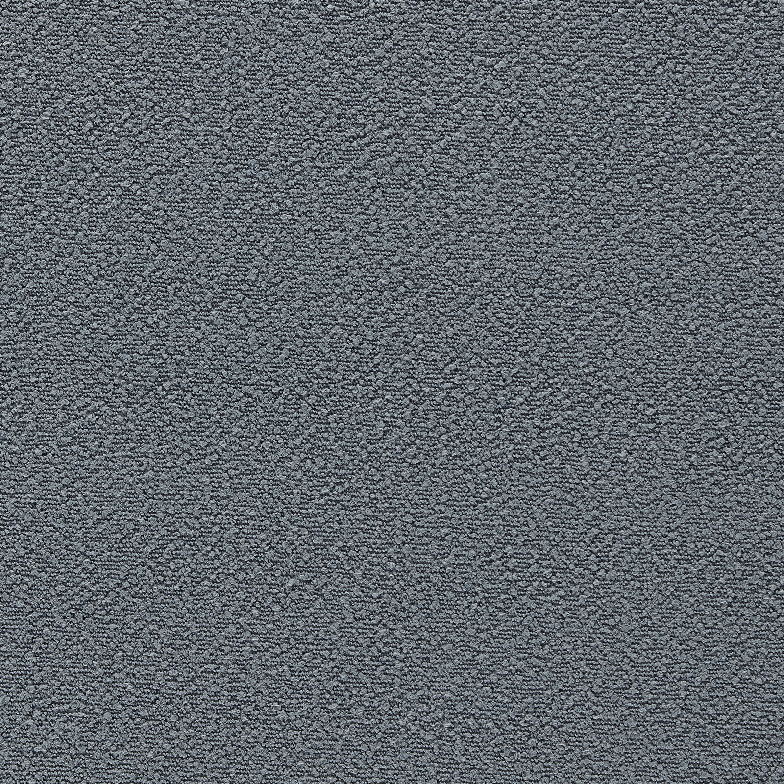 Close-up of dense slate blue-grey outdoor weave with a fine pebbled texture