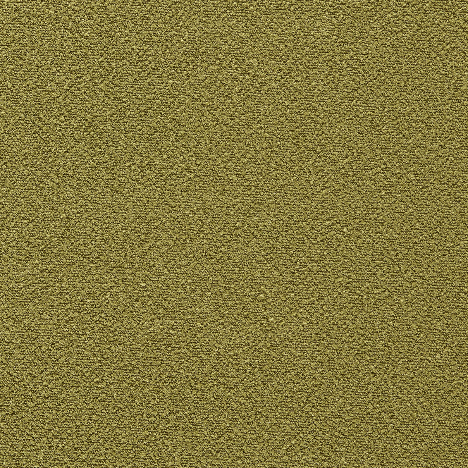 Mottled olive grass-green weave with a dense, softly nubby surface