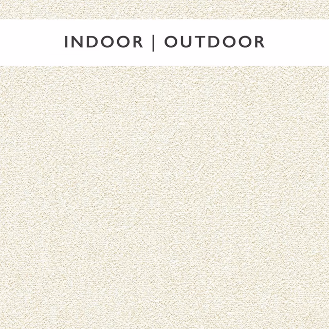 Close-up of pale pearl cream outdoor weave with fine pebbled texture