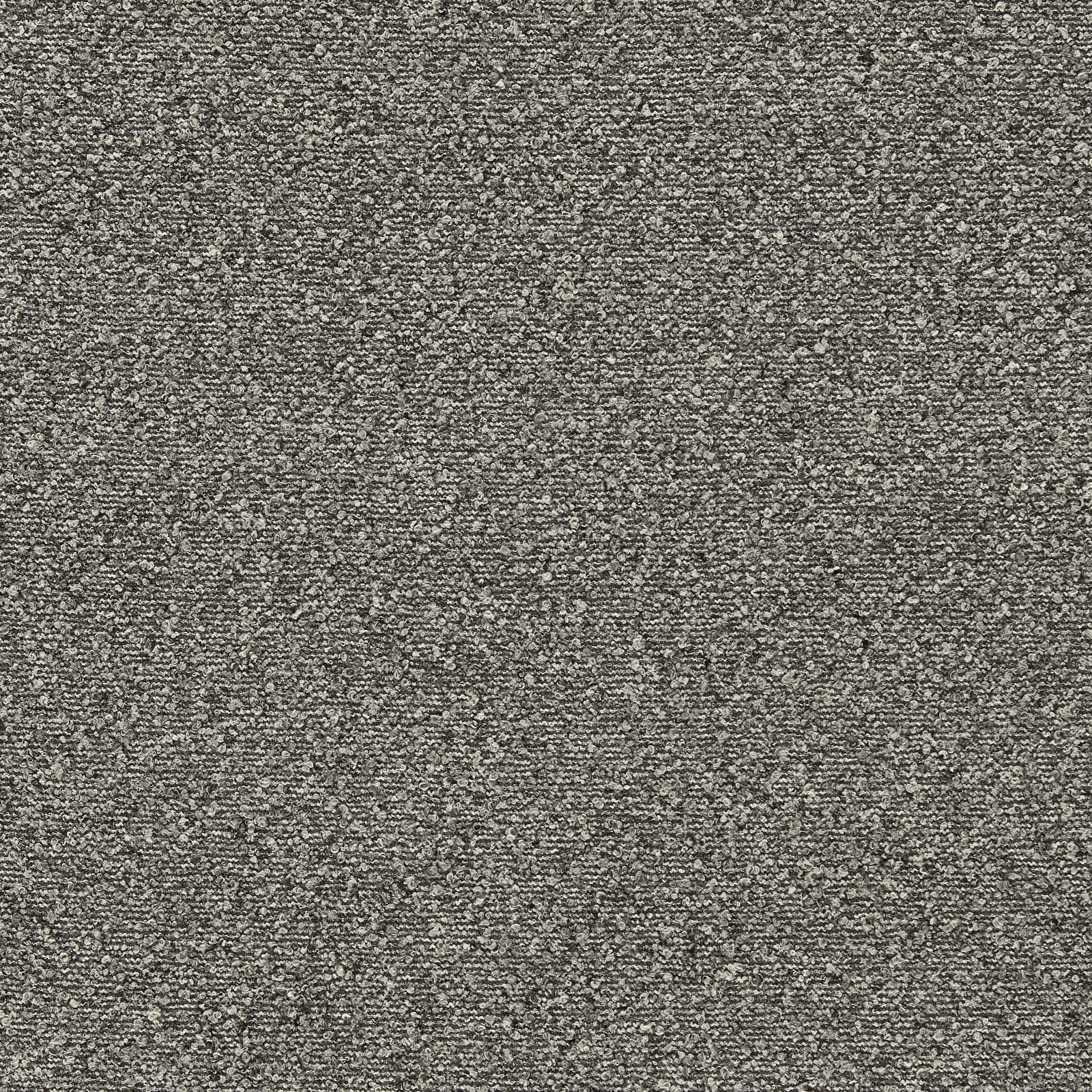 Close-up of cool slate-grey outdoor weave with finely mottled, tactile surface
