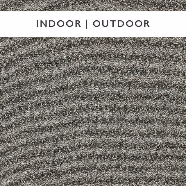 Close-up of cool slate-grey outdoor weave with finely mottled, tactile surface