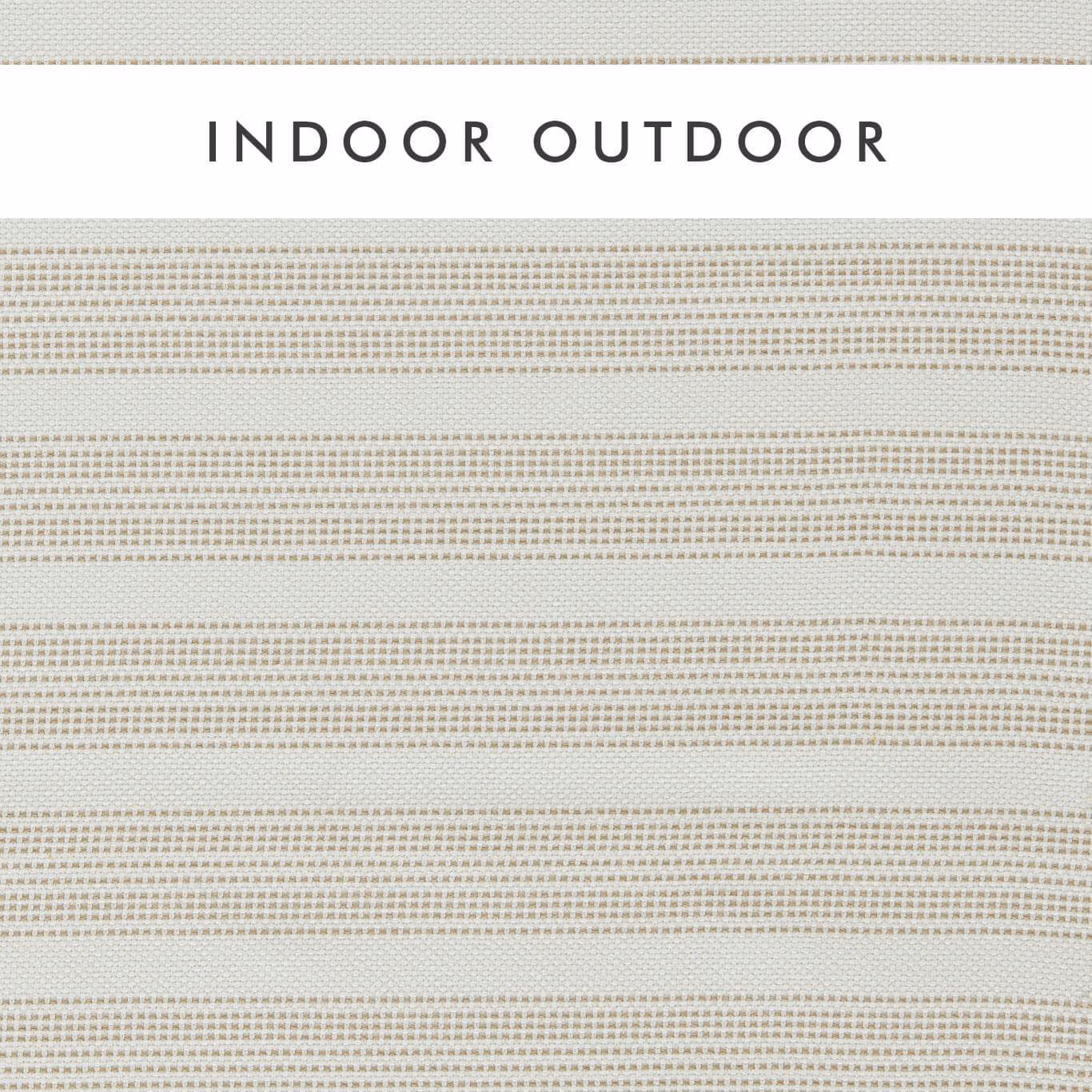 Chalk outdoor weave with fine taupe geometric rows and subtle horizontal banding