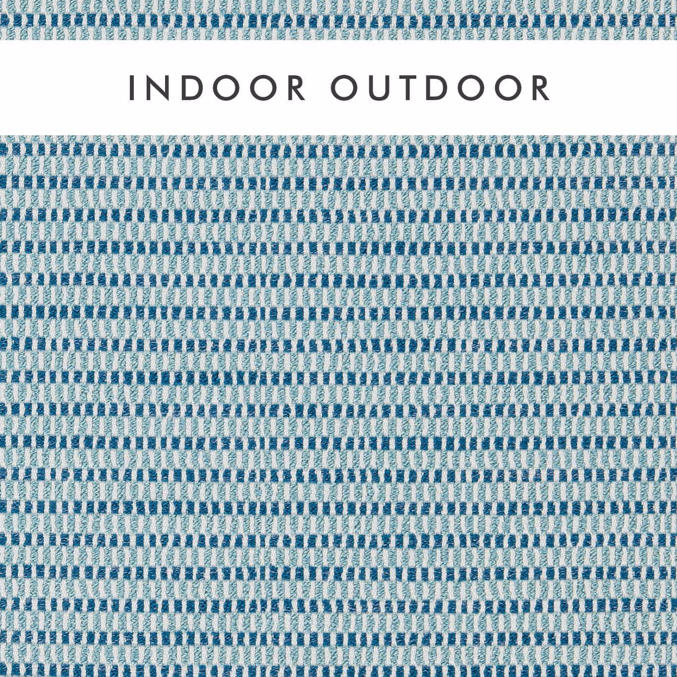 Cool aqua and blue micro-check weave with pale yarns and a dense textured surface