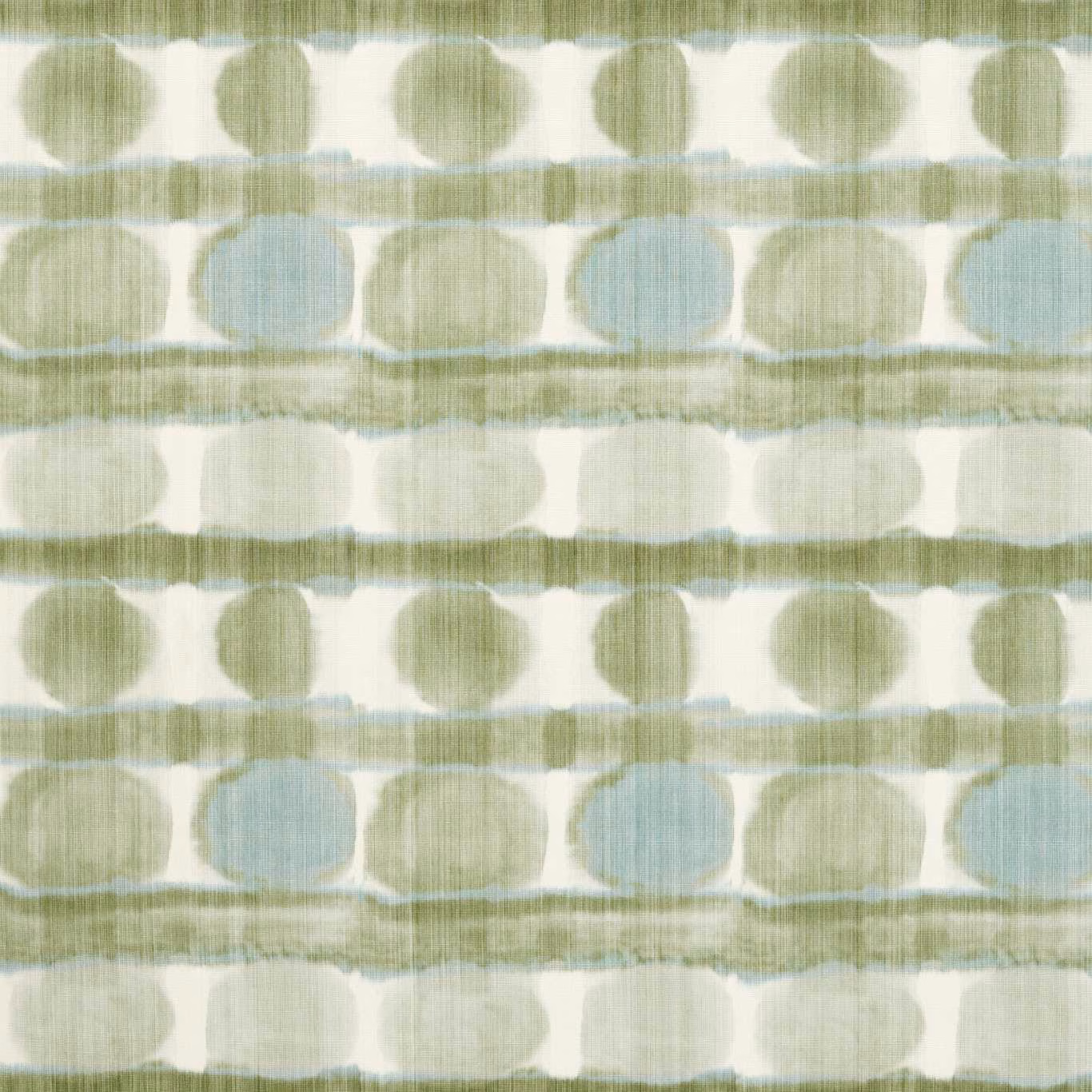 Muted artichoke and seaglass oval grid with softly striated ivory texture