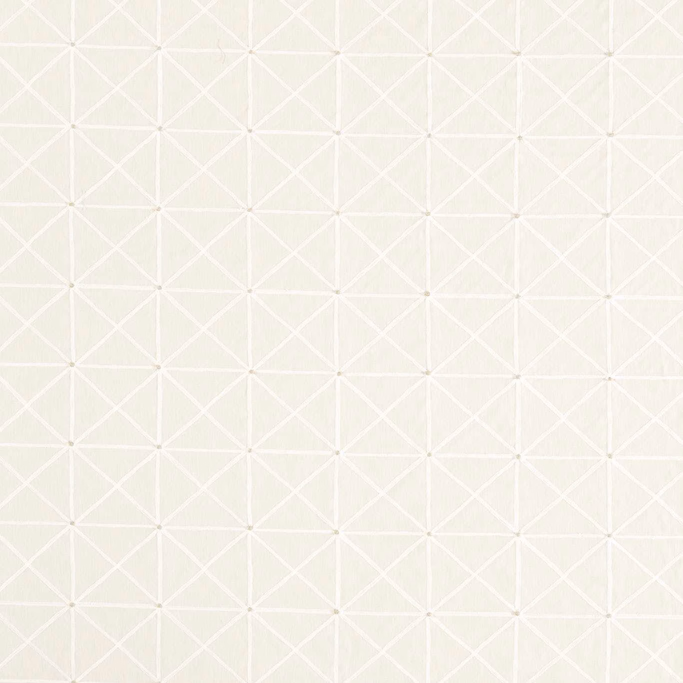 Pale pumice fabric with fine stone lines forming a delicate geometric diamond grid