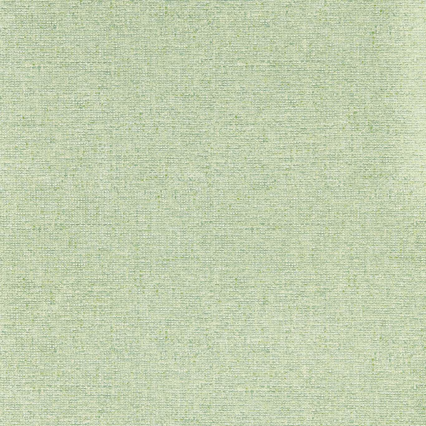 Pale avocado-green wallcovering with a fine, softly flecked linear texture