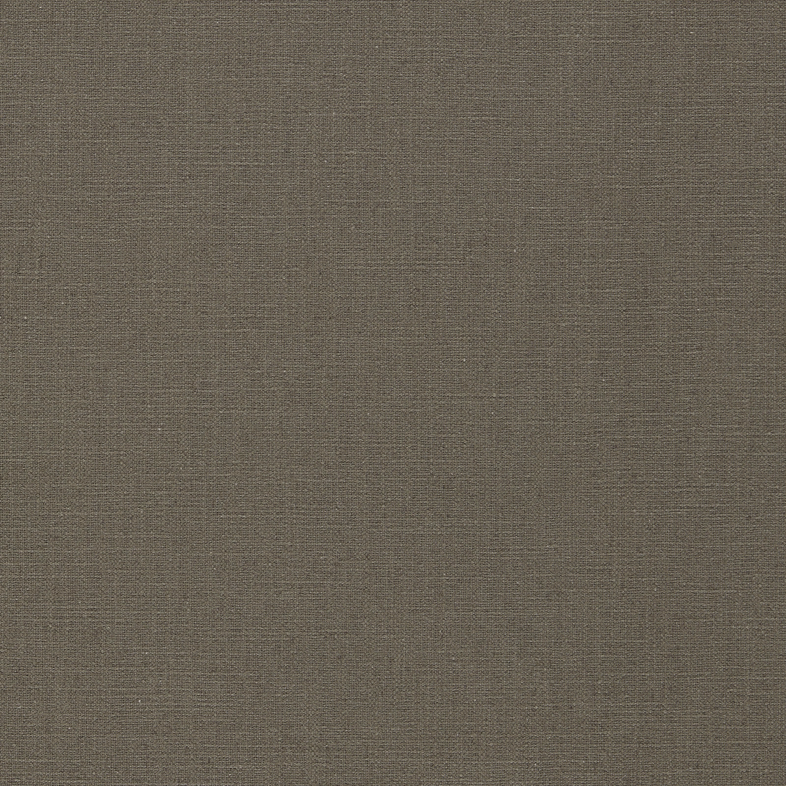 Deep taupe-grey woven upholstery fabric with subtle charcoal crosshatch texture