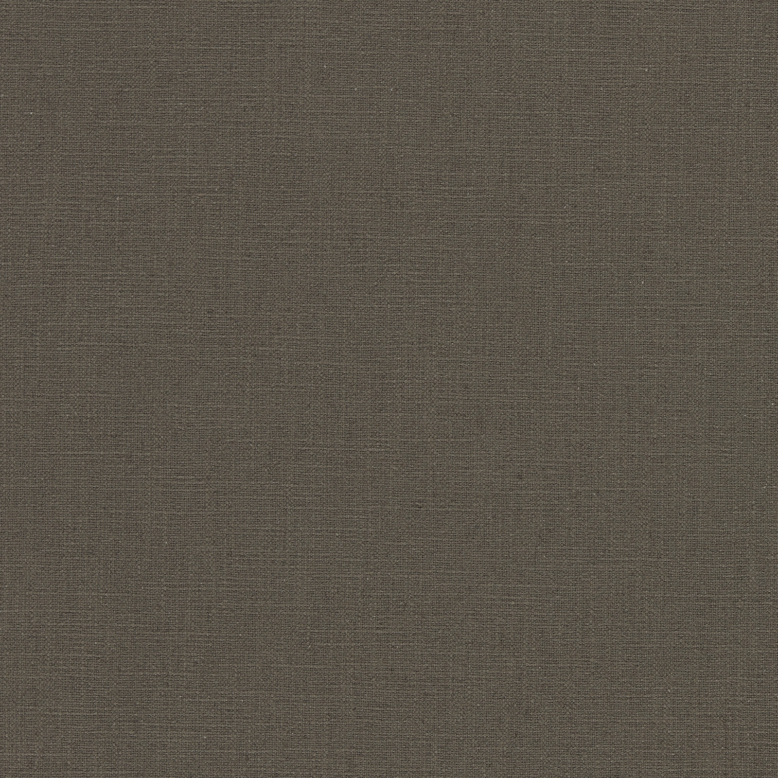 Close view of deep brown taupe fabric with a fine, tightly woven crosshatch texture