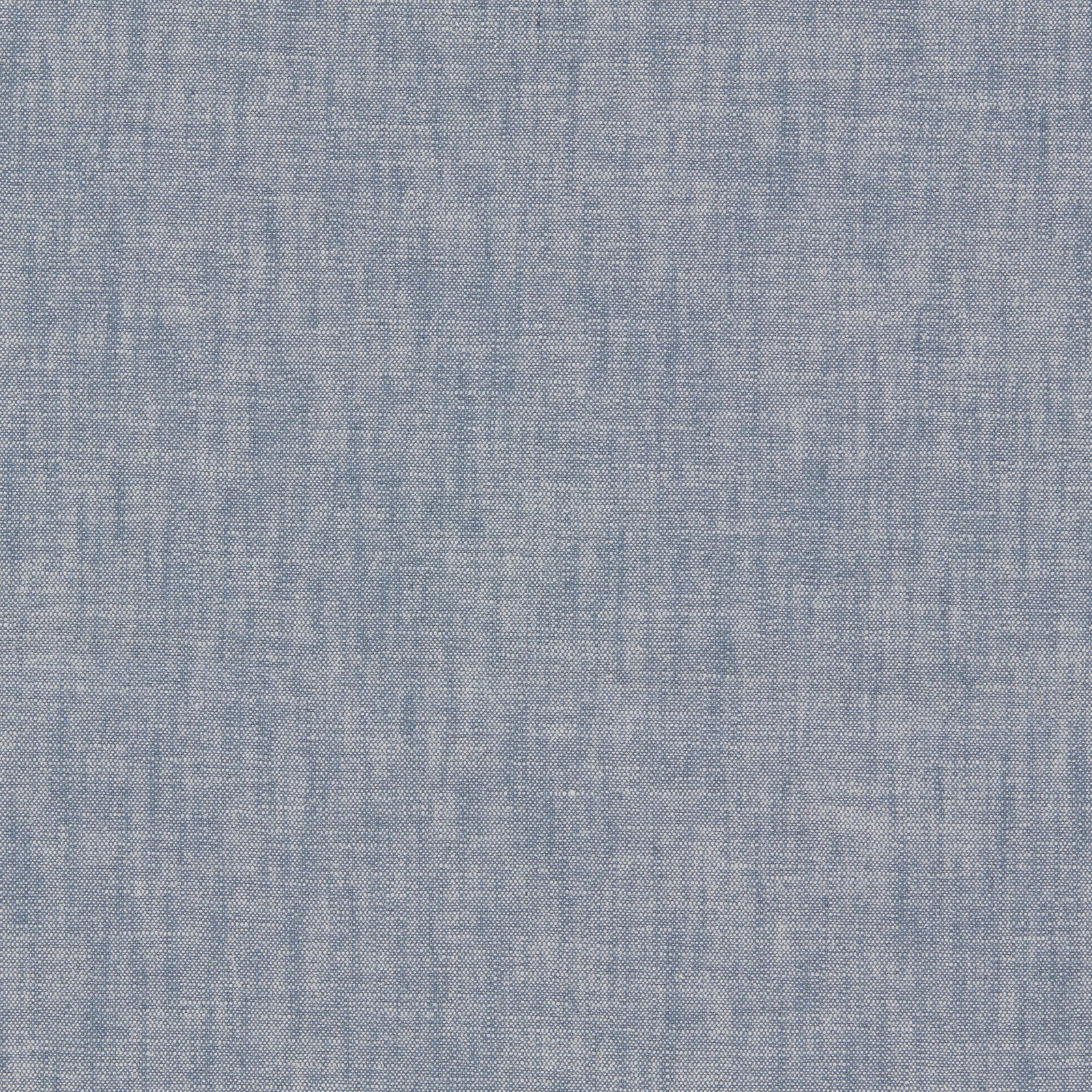 Cool blue-grey woven swatch with fine crosshatched texture and softly mottled depth