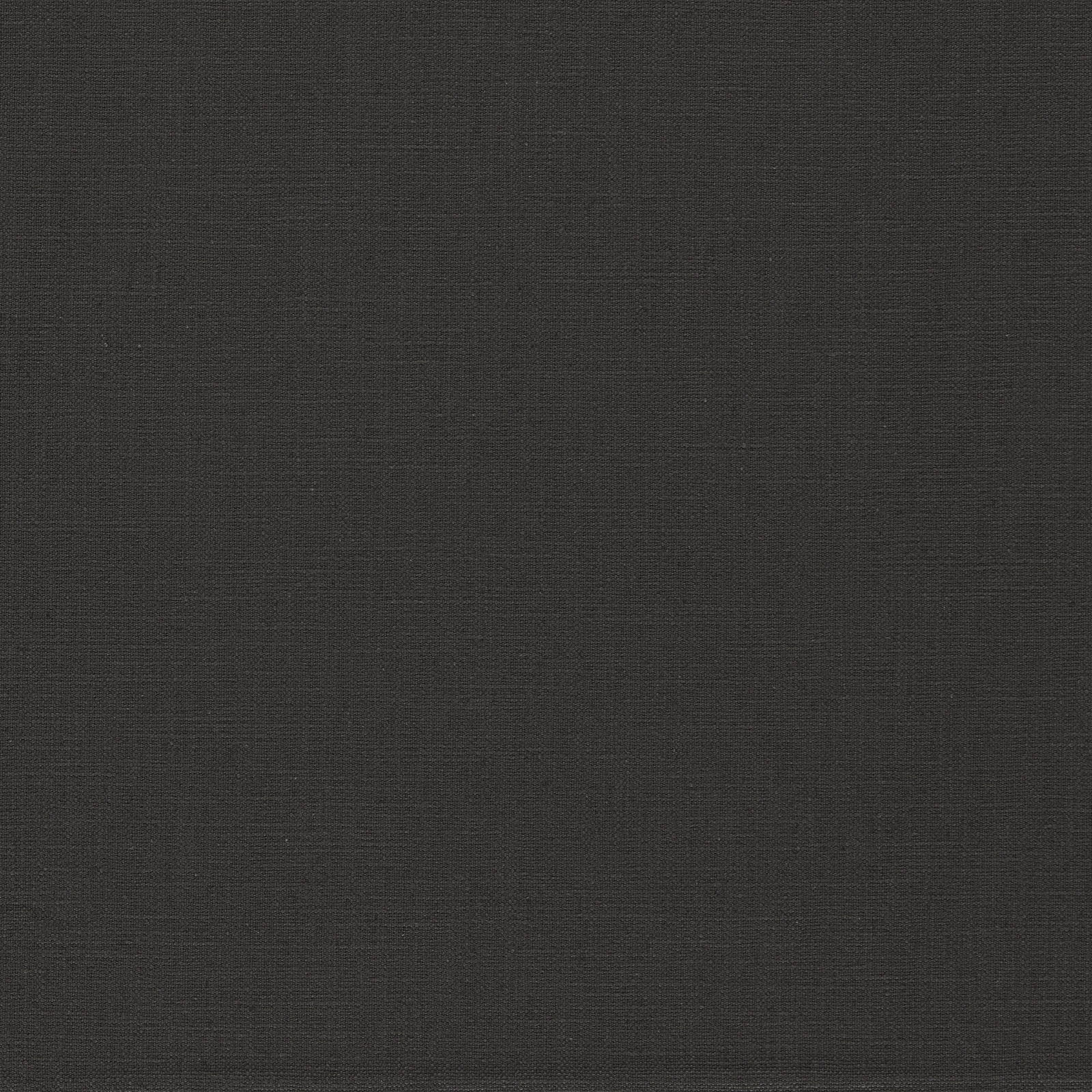 Close-up of deep charcoal-black fabric with a subtle woven crosshatch texture