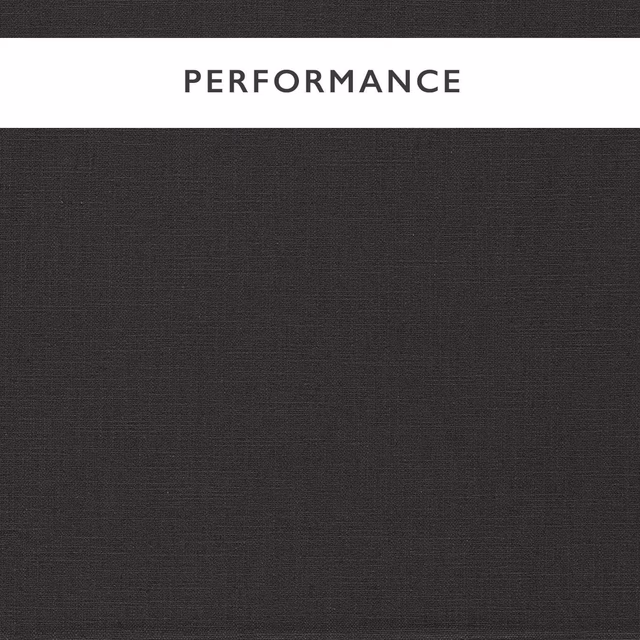 Close-up of deep charcoal-black fabric with a subtle woven crosshatch texture