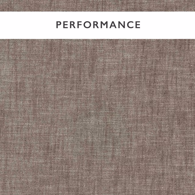 Warm carob taupe fabric with a fine, softly mottled crosshatch weave