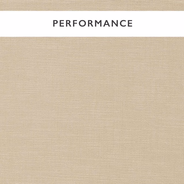 Warm champagne beige fabric with a fine, subtly crosshatched woven texture