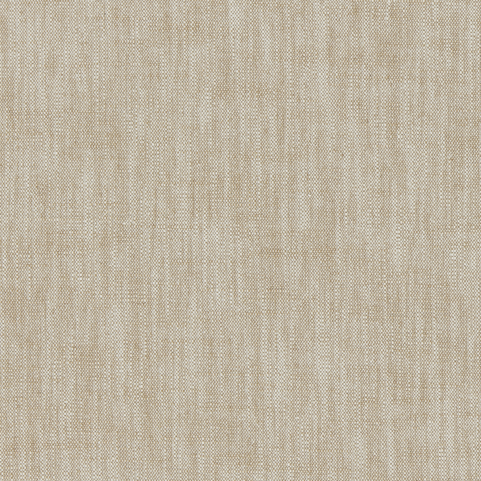 Warm mineral-beige woven upholstery fabric with subtle vertical striations and fine texture