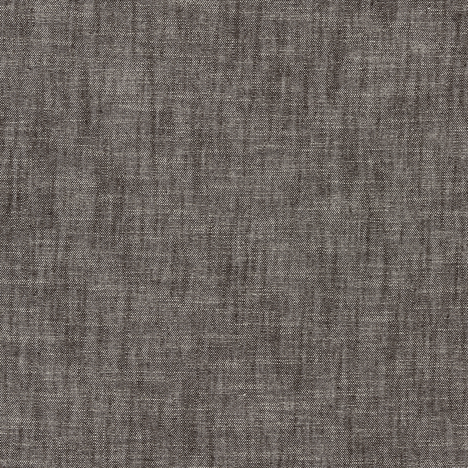 Mottled taupe-grey plain weave with fine vertical slubs and crosshatch texture