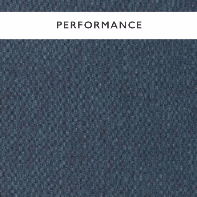Muted denim-blue woven fabric with subtle vertical striations and soft tonal depth