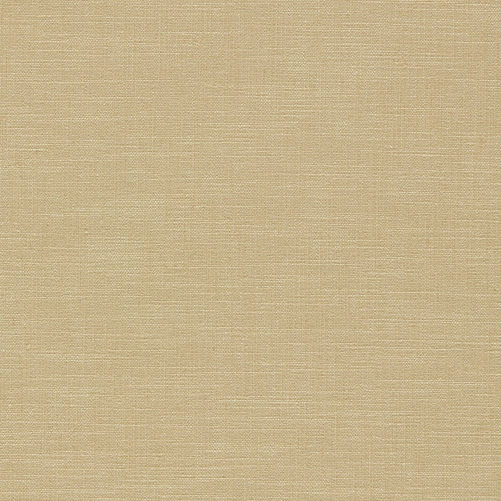 Warm sandy beige plain woven fabric showing a fine, subtly irregular horizontal texture