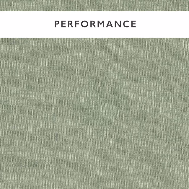 Pale eucalyptus green upholstery fabric with fine vertical woven striations