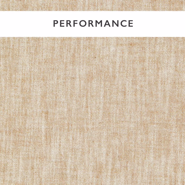 Close-up of pale honey-beige woven texture with mottled cream and tan threads