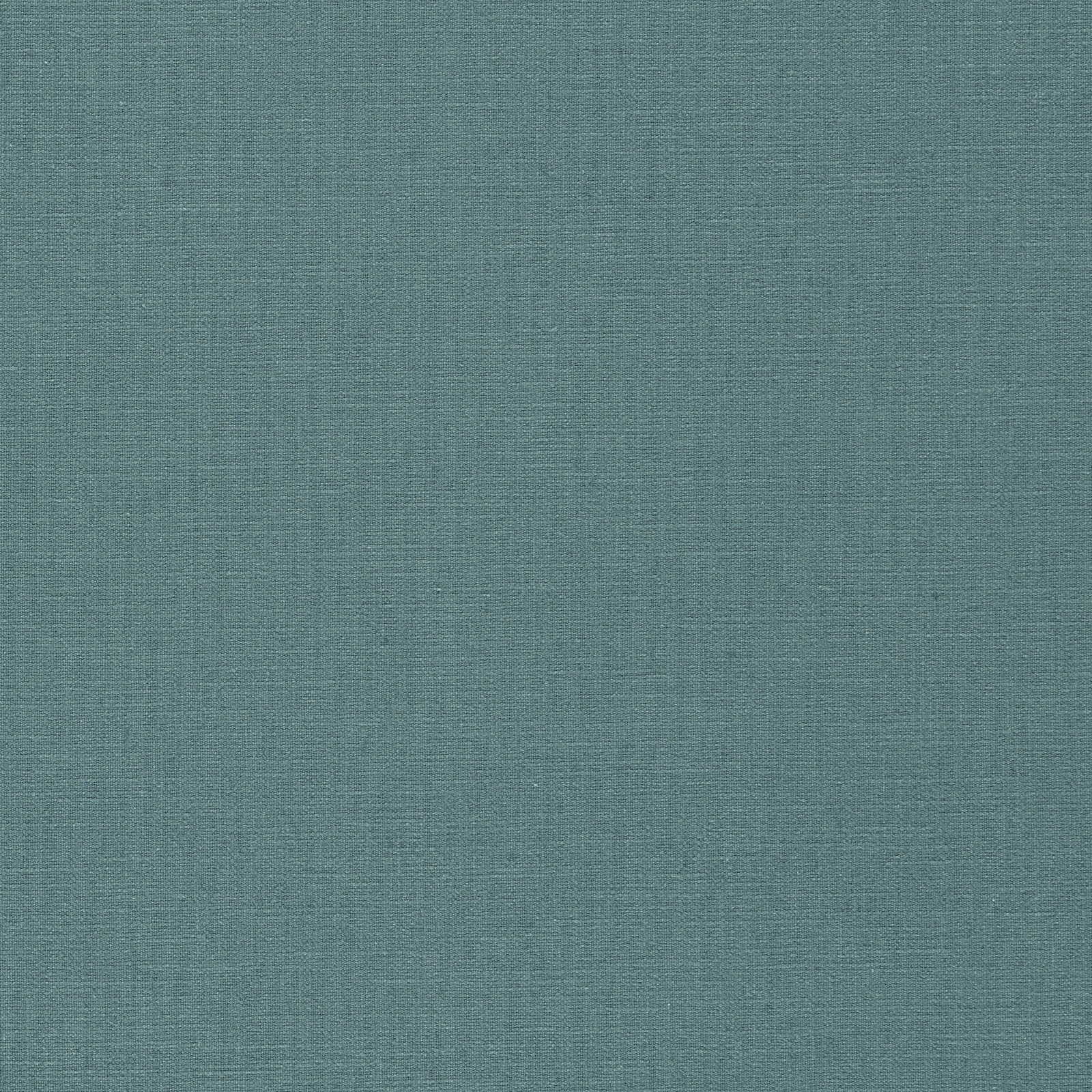 Muted mineral blue-green plain weave showing fine crosshatched texture and subtle tonal variation