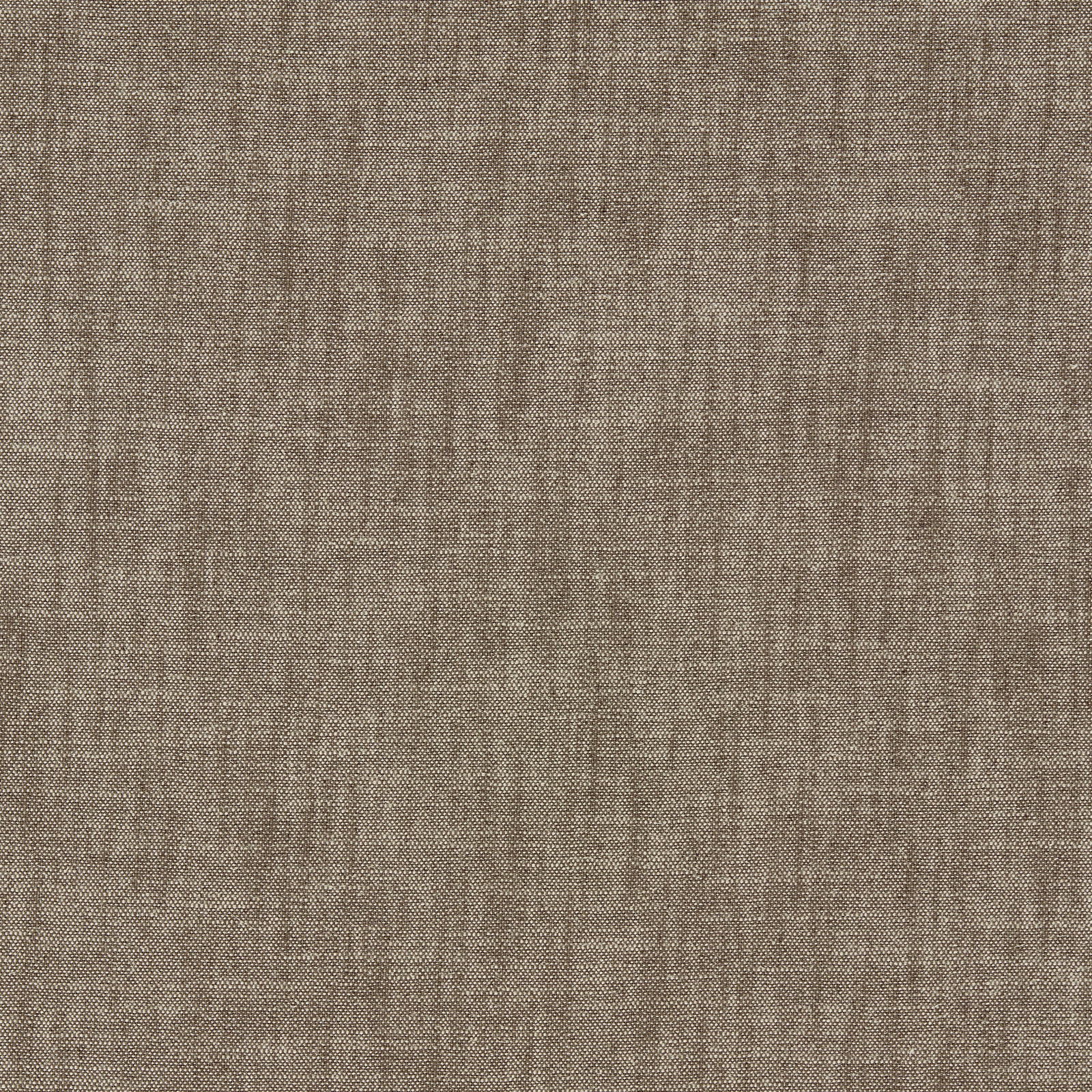 Close-up of muted mushroom-taupe fabric with a fine crosshatched woven texture