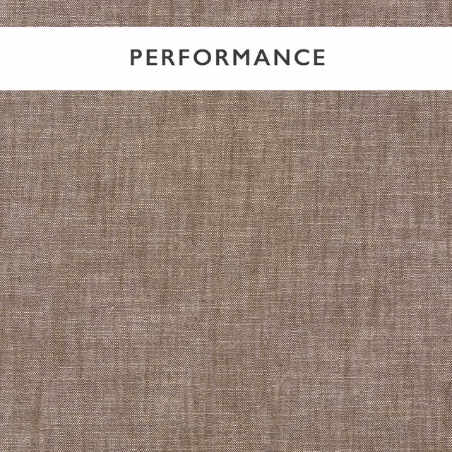 Close-up of cool stone-taupe fabric with fine crosshatched woven texture