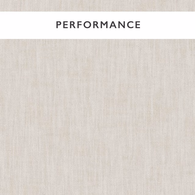 Pale mineral ivory fabric with fine irregular vertical woven striations and soft chalky texture