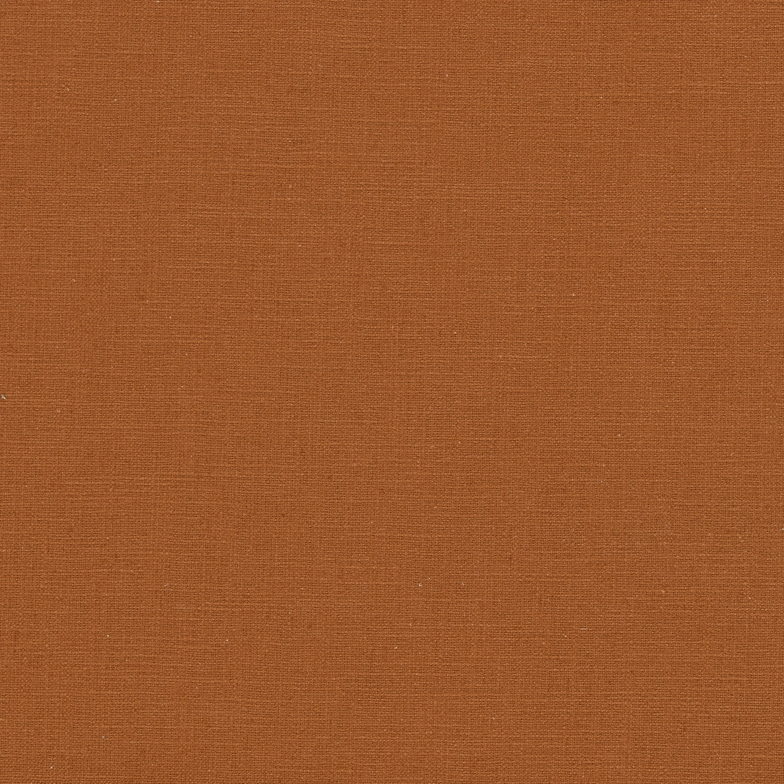 Warm rust terracotta fabric with a subtle, even crosshatched weave