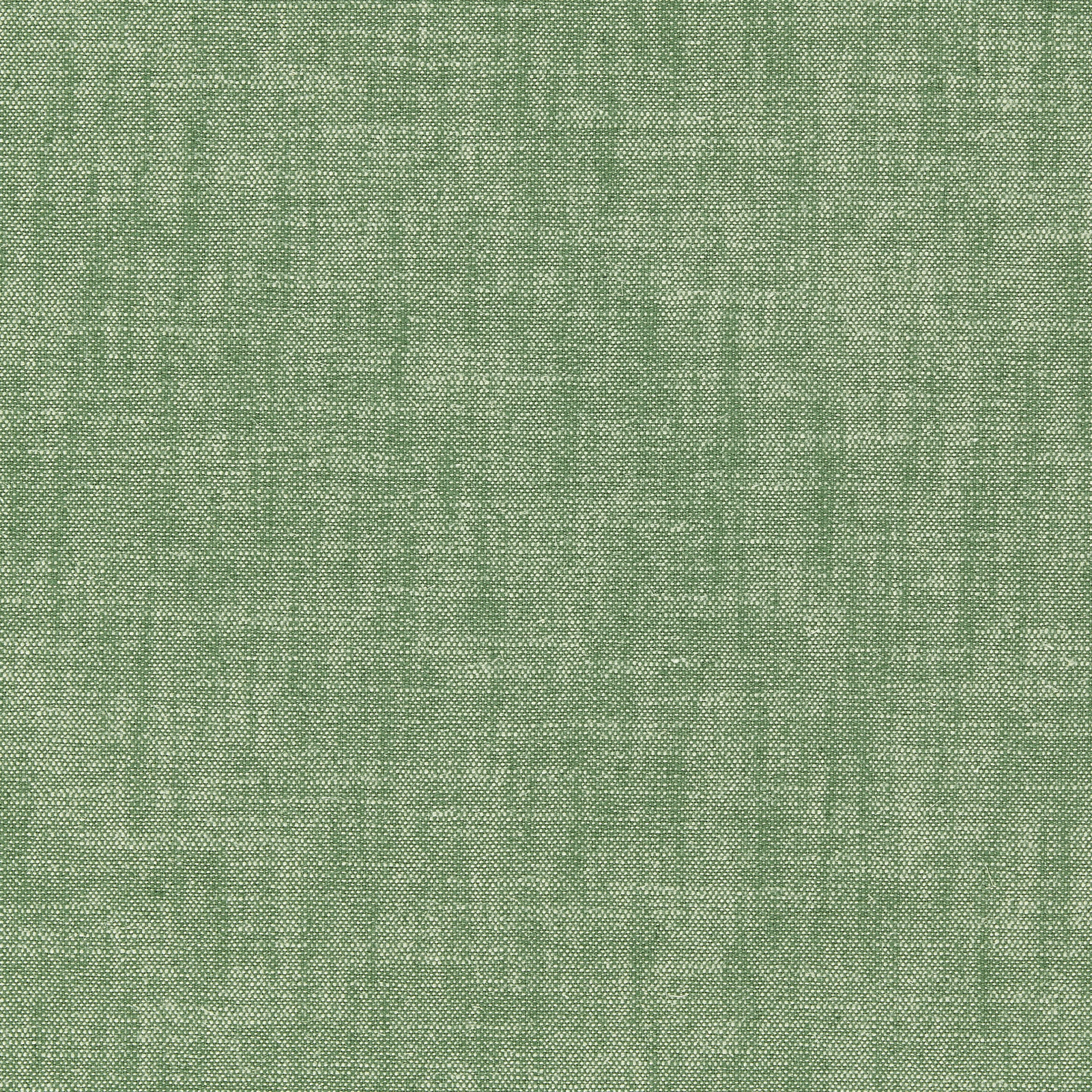 Muted sage-green fabric with fine pale crosshatch weave and softly mottled texture