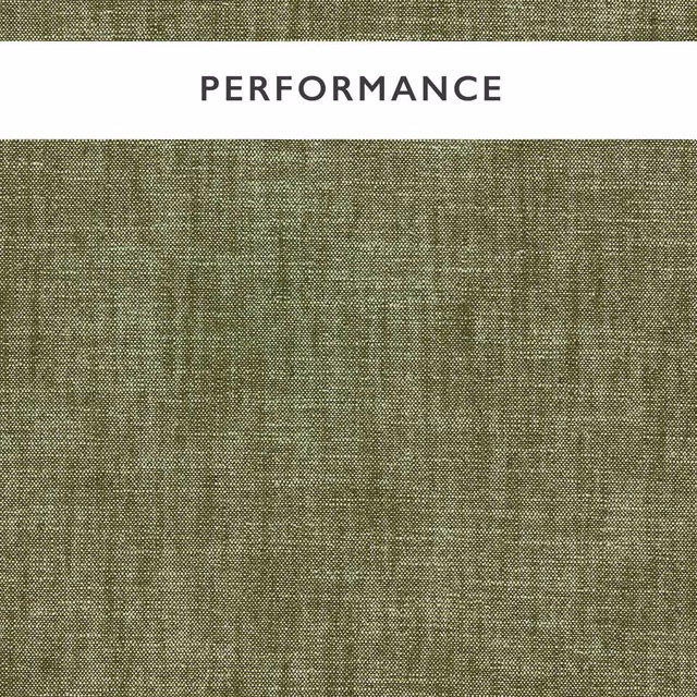 Close-up of muted olive green weave with fine crosshatch texture and soft vertical striations