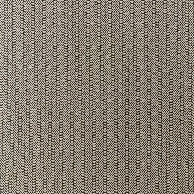 Near-black and stone micro-chevron weave with a dense, softly textured surface