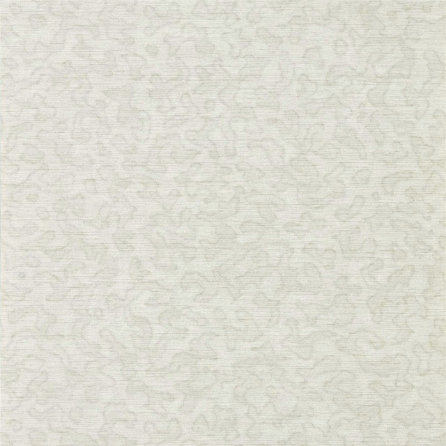 Pale chalk wallpaper with delicate grey meandering linework and softly mottled texture