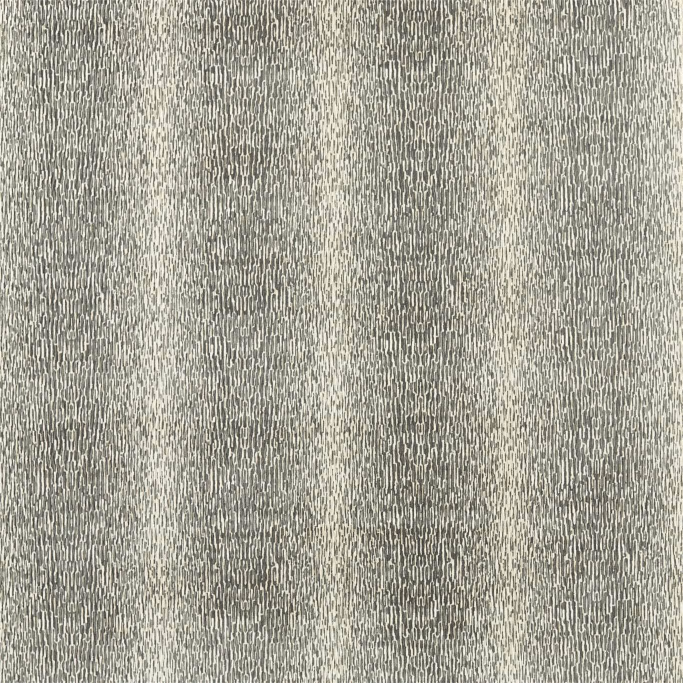 Cool graphite-grey fabric with fine irregular vertical striations and softly mottled depth