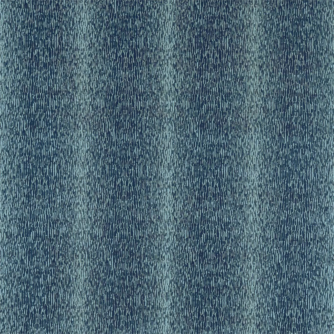 Deep marine teal textile with fine irregular vertical flecks and blue-grey tonal texture