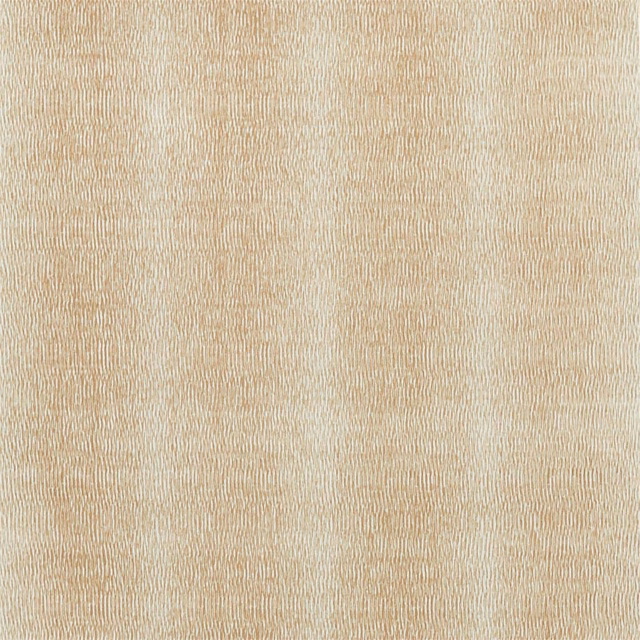 Warm pumice beige upholstery with fine uneven vertical slub texture