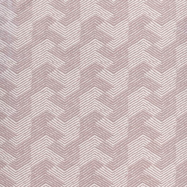 Soft rose quartz fabric with pale vertical chevron columns and fine woven texture
